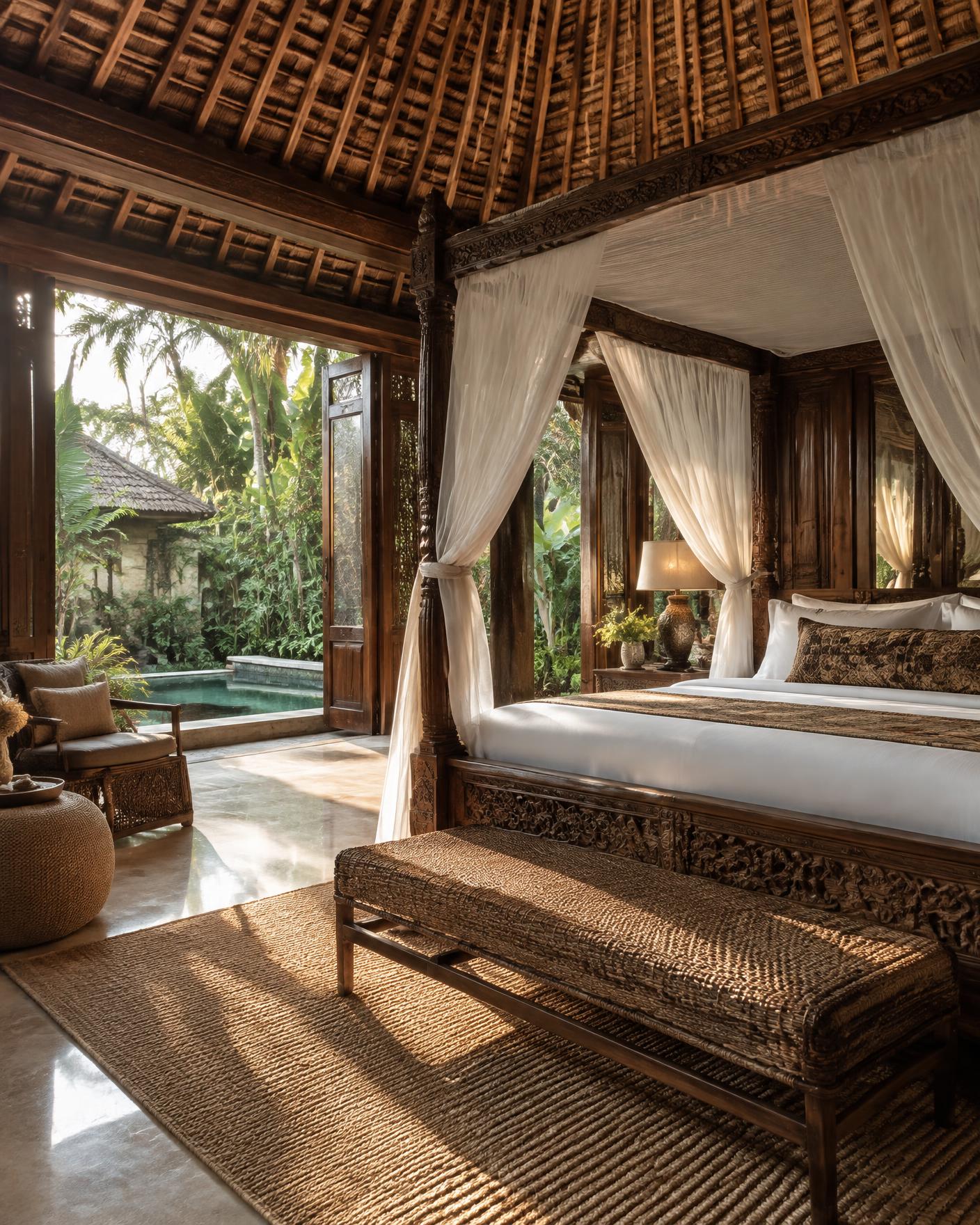 Kamar tidur Vila Aruna
